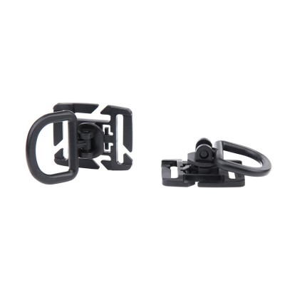 Klipy plastové MOLLE 101 INC D-Ring - černé
