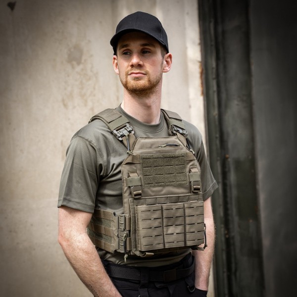 Vesta taktická 101 INC QR Plate Carrier Lasercut Cordura - čierna