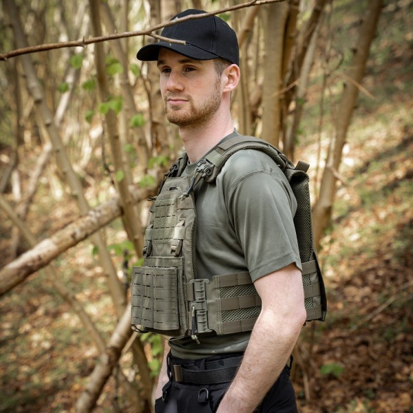 Vesta taktická 101 INC QR Plate Carrier Lasercut Cordura - čierna