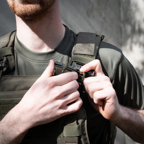 Vesta taktická 101 INC QR Plate Carrier Lasercut Cordura - čierna