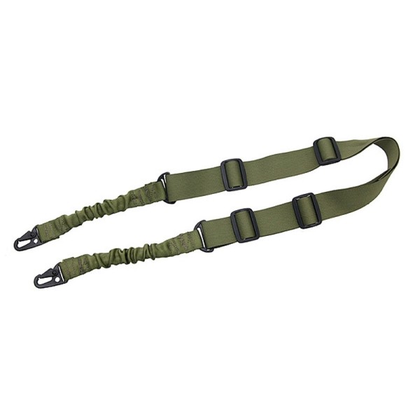 Popruh na zbraň dvoubodový 8FIELDS Tactical Two-Point Sling Bungee - olivový