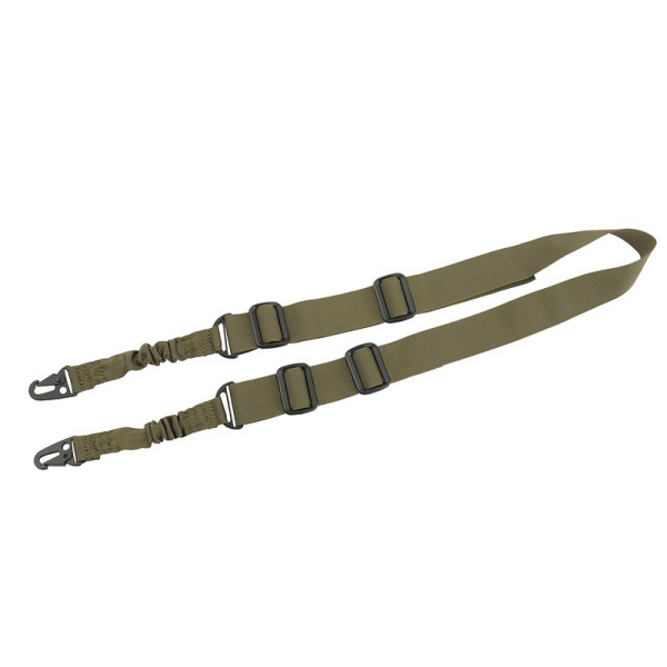 Popruh na zbraň dvoubodový EMERSON Two-Point Bungee Sling - olivový