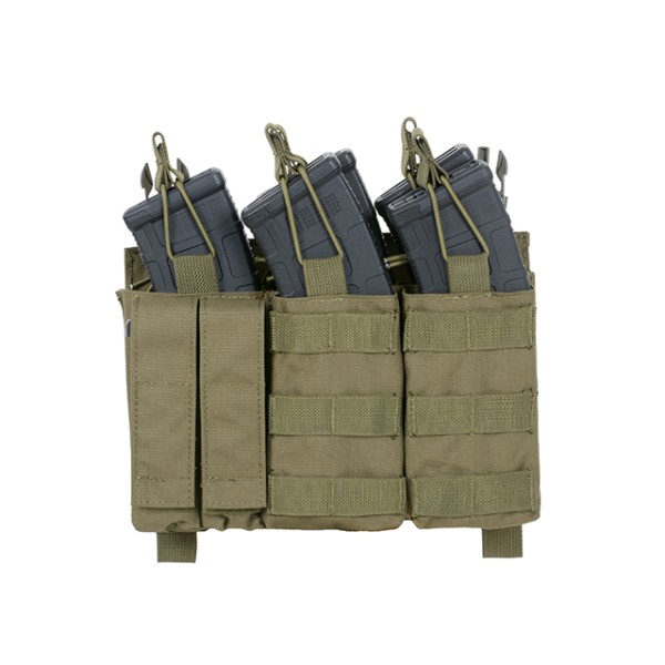 Sumka na zásobníky 8FIELDS  5xAK 7,62x39mm + 2xpistole - olivová