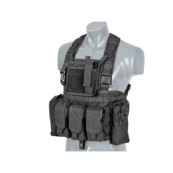 Nosič taktický hrudní 8FIELDS Force Recon Chest Harness - černý