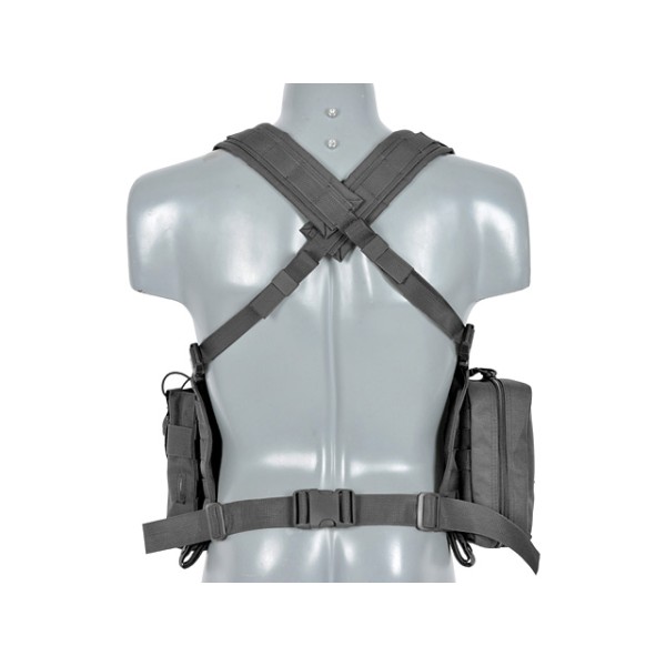 Nosič taktický hrudní 8FIELDS Force Recon Chest Harness - černý