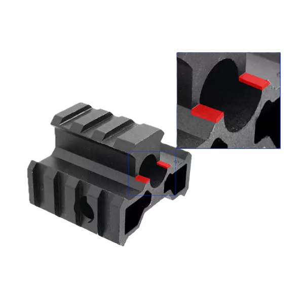 Dvojnožka WELL Sniper MB01 s montáží na 20mm RIS/Picatinny lištu, kovová - černá