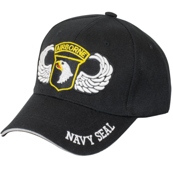 Kšiltovka BARBARIC MA 30608 Airbourne Navy Seal - černá