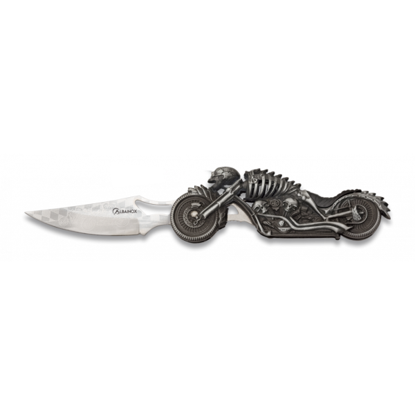 Nůž zavírací ALBAINOX MA18063 Moto Skelet 8,5cm