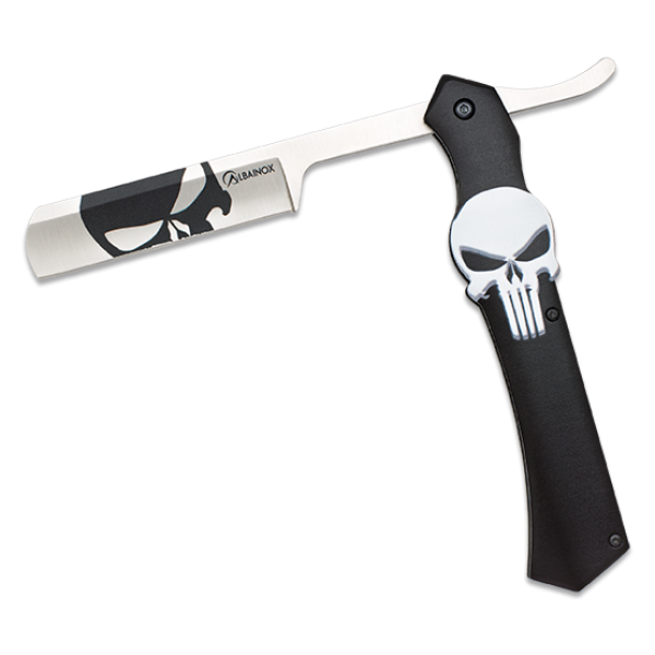 Nůž zavírací ALBAINOX MA 18838 Skull Barber Razor