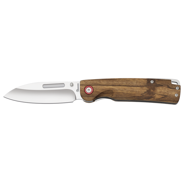 Nůž zavírací ALBAINOX Zebra Pocket Wood Knife MA 25261 - s dřevěnými střenkami