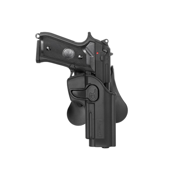 Pouzdro polymerové AMOMAX pro Berettu M9/92F - černé