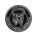 Nášivka Útvar osobitného určenia 8cm se SZ - černá