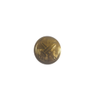 Knoflík orignální armádní na vojenskou uniformu 13mm kovový - zlatý