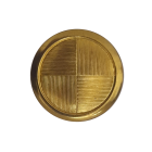 Knoflík orignální armádní na vojenskou uniformu 13mm kovový - zlatý