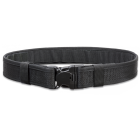 Opasek taktický policejní dvojitý BARBARIC MA 34710 S/M 5,5cm - černý
