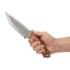 Nůž lovecký s pevnou čepelí BEAVERCRAFT HGK1 ART Hunting 140mm - orechové dřevo