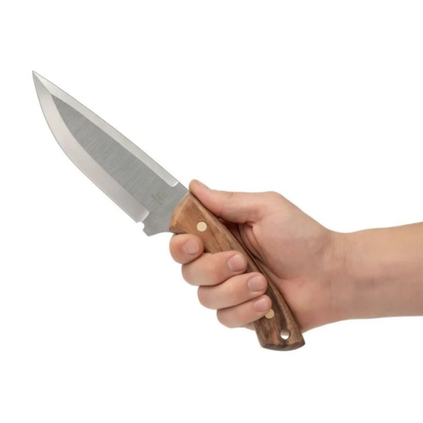 Nůž lovecký s pevnou čepelí BEAVERCRAFT HGK1 ART Hunting 140mm - orechové dřevo