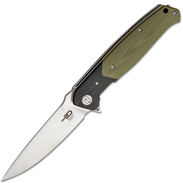 Nůž zavírací taktický BESTECH Swordfish D2 satin - black and green