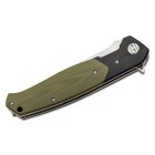 Nůž zavírací taktický BESTECH Swordfish D2 satin - black and green