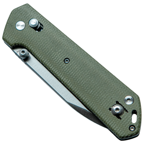 Nůž zavírací taktický BOKER Plus Kihon Satin 14C28N Limited Edition - Green Micarta