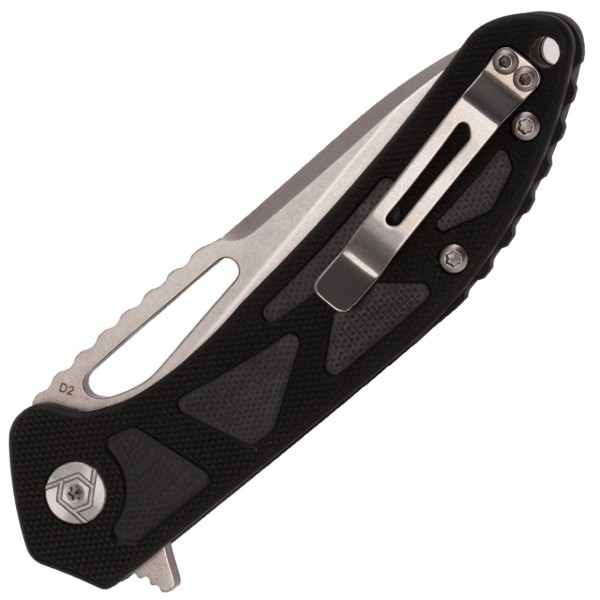 Nůž zavírací taktický CH KNIVES 3509 G10 D2 BK - černý