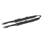 Popruh na zbraň dvoubodový EMERSON Two-Point Bungee Sling - černý