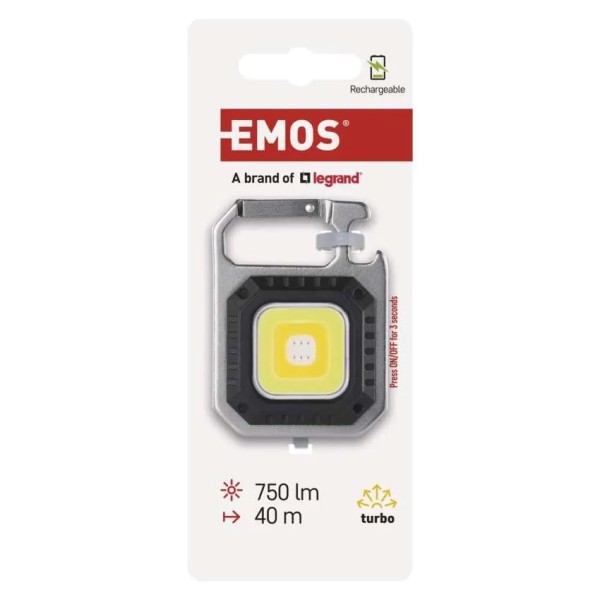 Svítilna multifunkční mini EMOS nabíjecí 750lm