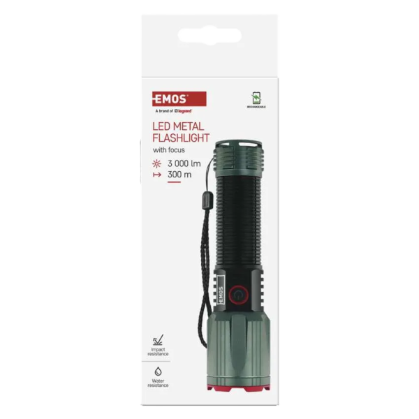 Svítilna ruční EMOS P3122 3000lm 5000mAh large - nabíjecí