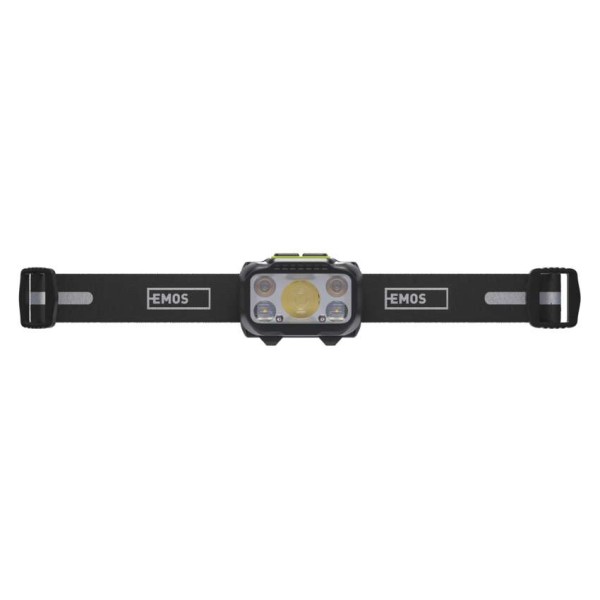 Svítilna čelová EMOS LED P3546 550lm Li-Pol 100mAh nabíjecí - černá