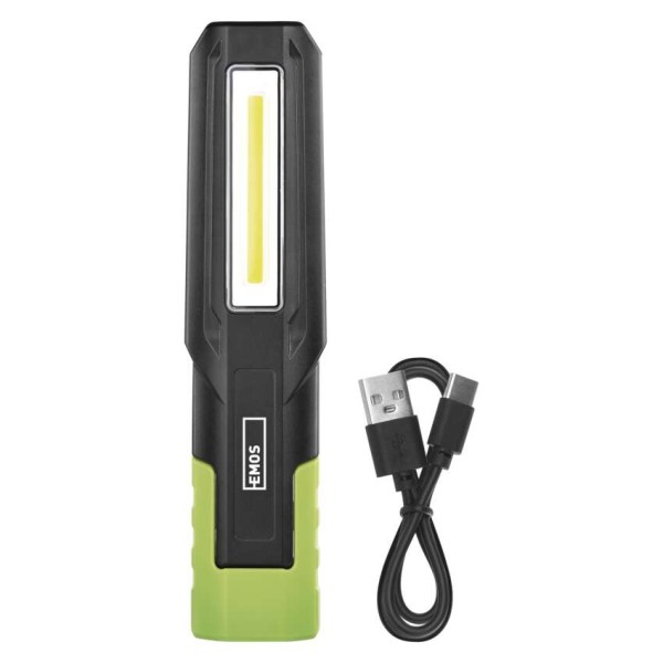 Svítilna pracovní nabíjecí EMOS COB LED+LED P4546 500lm 2000mAh