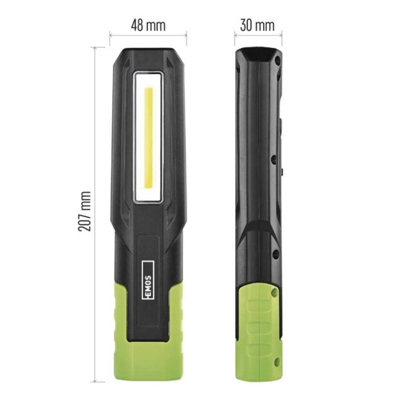 Svítilna pracovní nabíjecí EMOS COB LED+LED P4546 500lm 2000mAh