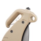 Nůž zavírací záchranářský ESP RKK-01 s kombinovaným ostřím - khaki