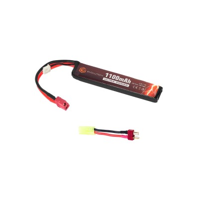 Akumulátor EVOLUTION Li-Po 1100mAh 7,4V 20/40C T-Dean