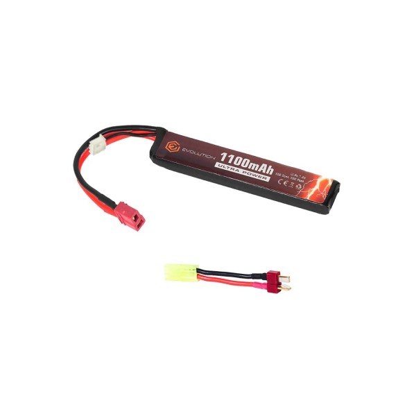 Akumulátor EVOLUTION Li-Po 1100mAh 7,4V 20/40C T-Dean