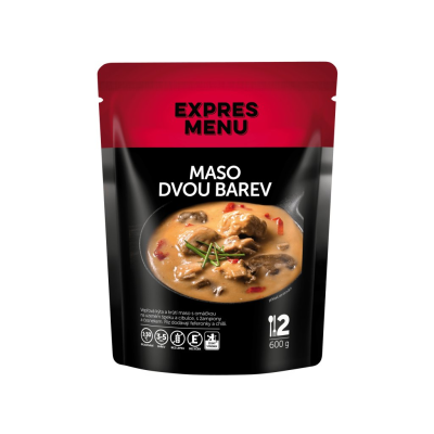 Jídlo EXPRES MENU Maso dvou barev 2 porce 600g