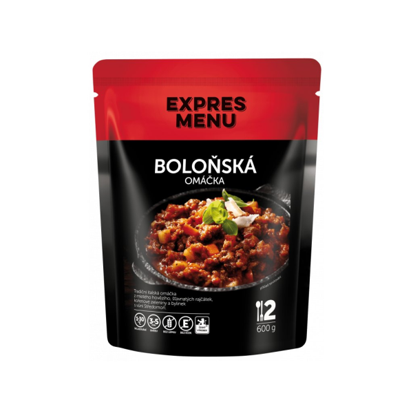 Jídlo EXPRES MENU Boloňská Omáčka 2 porce 600g
