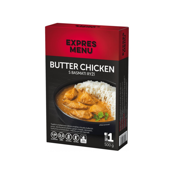 Jídlo EXPRES MENU Kuře na másle s basmati rýží 1 porce 500g