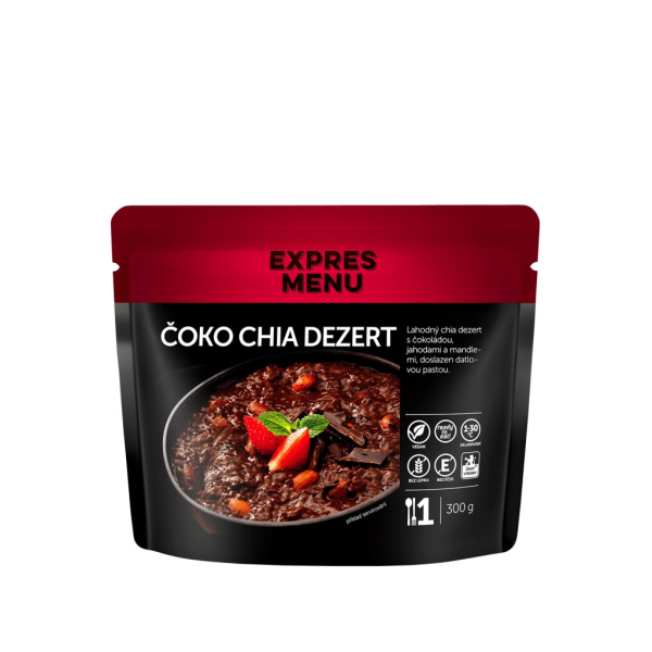Jídlo EXPRES MENU Čoko Chia dezert 300g