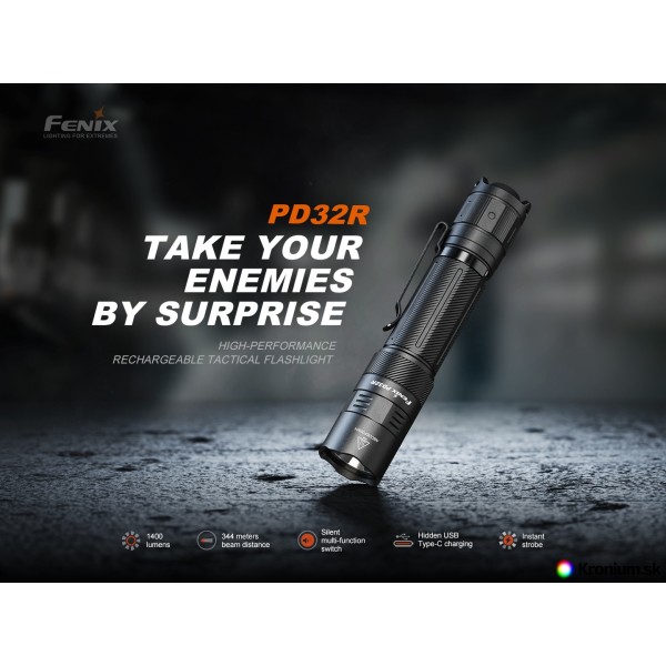 Svítilna taktická FENIX FENIX PD32R nabíjateľné