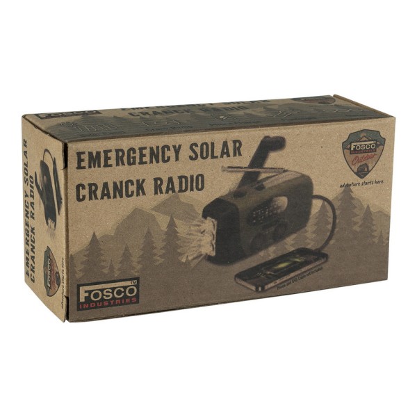 Rádio FOSCO Emergency Crank Radio - klikové