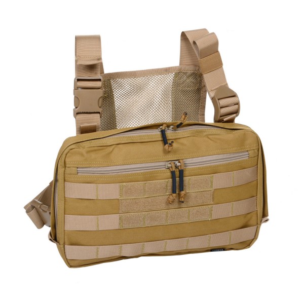 Nosič hrudní GURKHA TACTICAL Molle - coyote