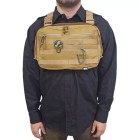 Nosič hrudní GURKHA TACTICAL Molle - coyote