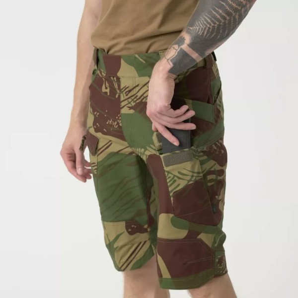 Kalhoty krátké HELIKON-TEX UTS 8,5" polycotton stretch ripstop - shadow grey