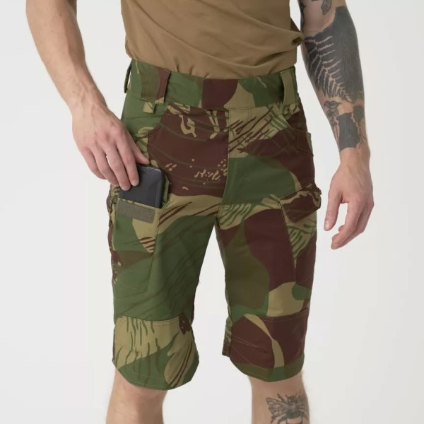 Kalhoty krátké HELIKON-TEX UTS 8,5" polycotton stretch ripstop - shadow grey