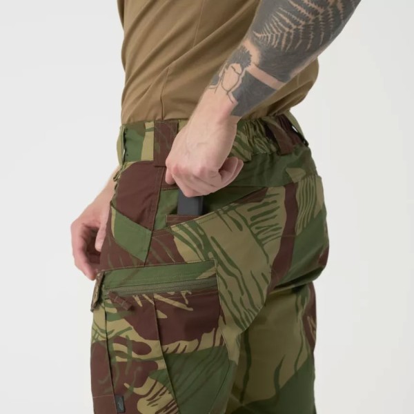 Kalhoty krátké HELIKON-TEX UTS 8,5" polycotton stretch ripstop - shadow grey