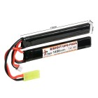 Akumulátor IPOWER Li-Po 1450mAh 7.4V 20C Twins