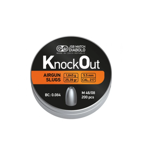 Ďábelky JSB MATCH Knockout 1,645g, kal. 5,5mm, 200ks - oválné