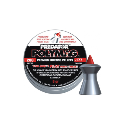 Ďábelky JSB Predator PolyMag 0,520g, kal. 4,5mm, 200ks - špičaté