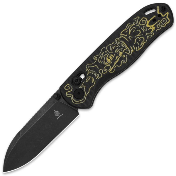 Nůž zavírací KIZER Drop Bear Grim Reaper Nitro-V G10 - limited edition