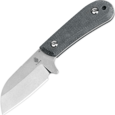 Nůž outdoorový s pevnou čepelí KIZER Deckhand Grey 1062A1 D2 - micarta